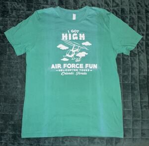 I Got High Unisex Short Sleeve Tee Shirt Large (L) Green Funny Smoke